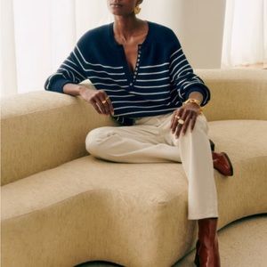 SEZANE LÉONTINE JUMPER - Navy. size S